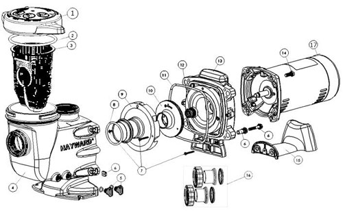 hayward Super II pump diagram