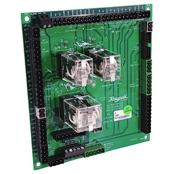 009626F Raypak Hi Delta Heater PC Board CPW 302A-1262B