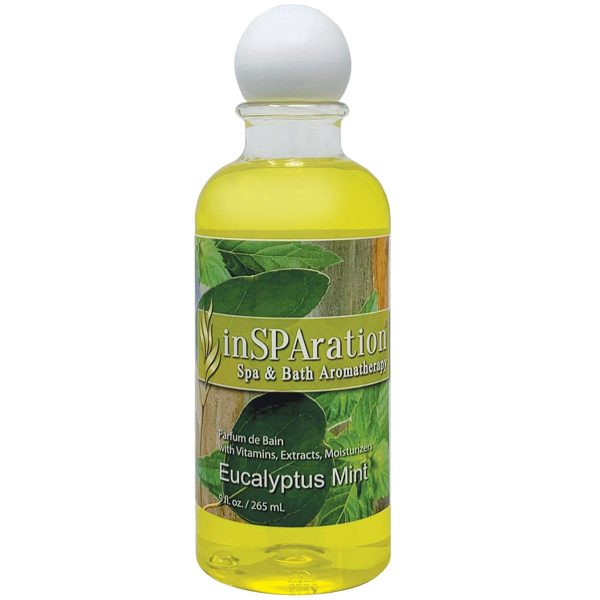 129X-12 Eucalyptus Mint inSPAration Spa and Bath Aromatherapy 9oz.