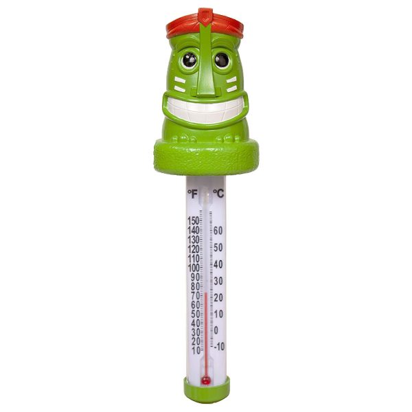 13034 GAME Swimming Pool Spa Floating Tiki Thermometer