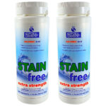 17395NCM Natural Chemistry Stain Free® Extra Strength Ascorbic Acid Pool Spa Stain Remover – 2 Bottles