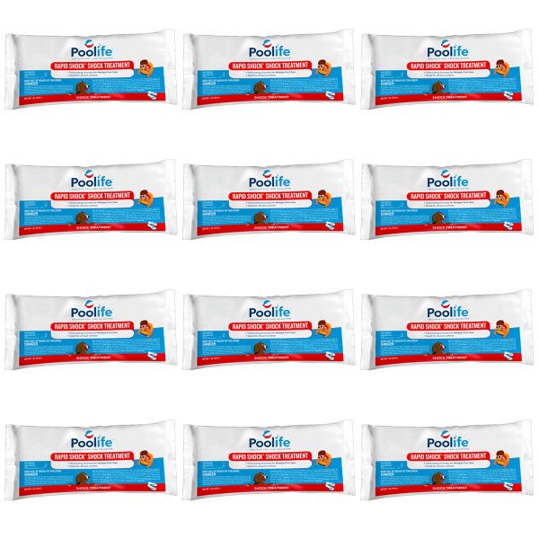 22332 Poolife Pool 68% Rapid Shock 1lb. 12-Pack Multi-Pack