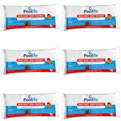22332 Poolife Pool 68% Rapid Shock 1lb. 6-Pack Multi-Pack