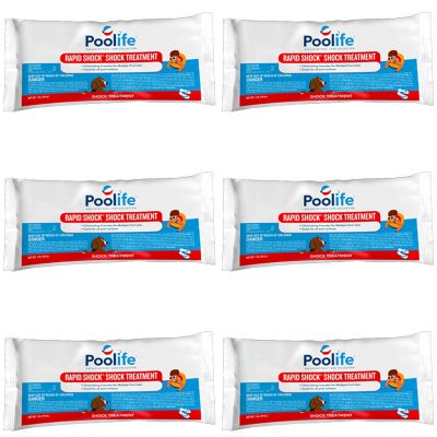 22332 Poolife Pool 68% Rapid Shock 1lb. 6-Pack Multi-Pack