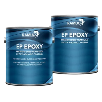 908130001 Ramuc EP Epoxy Pool Paint AquaGreen 1 Gallon Kit
