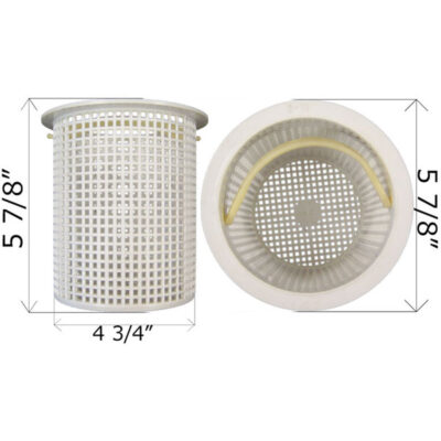 B-13 Aladdin No-Niche Skimmer Basket (Black or White)