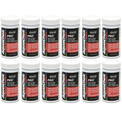 511710 AquaChek Pro 5-Way Pool Test Strips 12-Pack Multi-Pack