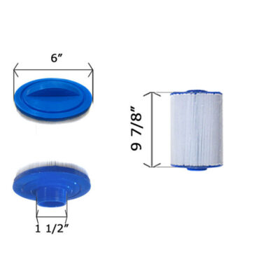 6CH-35 Cartridge Filter Diamond Back Spa