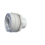 25555-000-000 Flush Mount Return Fitting White 1 inch Socket