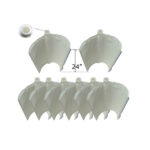 074924 Pentair® Purex SMBW 2048 4048 Filter Grid 24 in 8-Pack Multi-Pack