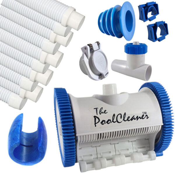 Hayward® The Pool Cleaner 2 Two Wheel Cleaner Head + 10 Hoses & Complete Accessories Kit