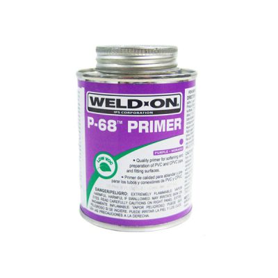IPS PVC Primer Purple Weld-On P-68 0.5 Pint 10214
