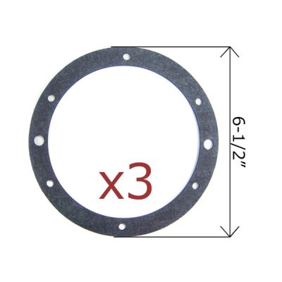 Pentair 3 Gasket Set Small Stainless Steel Niche 79204603