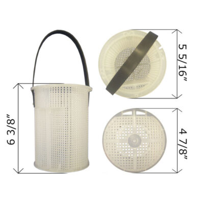 355318 Pentair® Plastic Strainer Basket Challenger Pump
