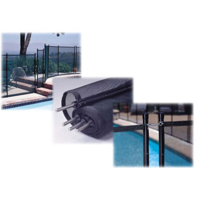 30-0410-BLK GLI Swimming Pool Safety Fence 4 ft. X 10 ft.