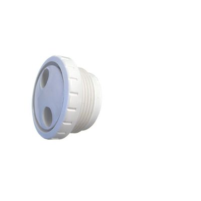 Pool Spa Pulsator Fitting White 1 1/2 inch MPT Waterway TS101 212-9170