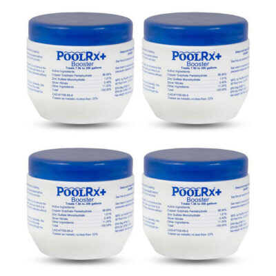 PoolRx Plus With Silver 7.5K-20K Pools Blue White Booster 4-Pack Multi-Pack
