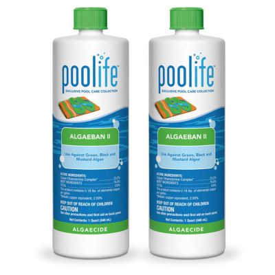 Poolife Algaeban II Swimming Pool Algaecide 1 Quart 62069 - 2 Bottles