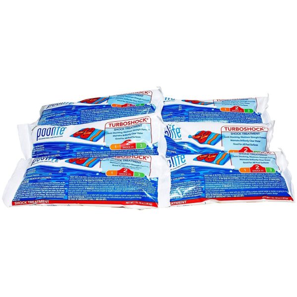 22405 Poolife Pool 78% Turbo Shock 1lb. - 6 Bags