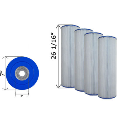 R173576 178584 Pentair® Replacement Filter Cartridge Set 4-Pack Multi-Pack