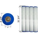 178656 Cartridge Filter Pentair Quad D.E. 100 C-6900 (4 Count)