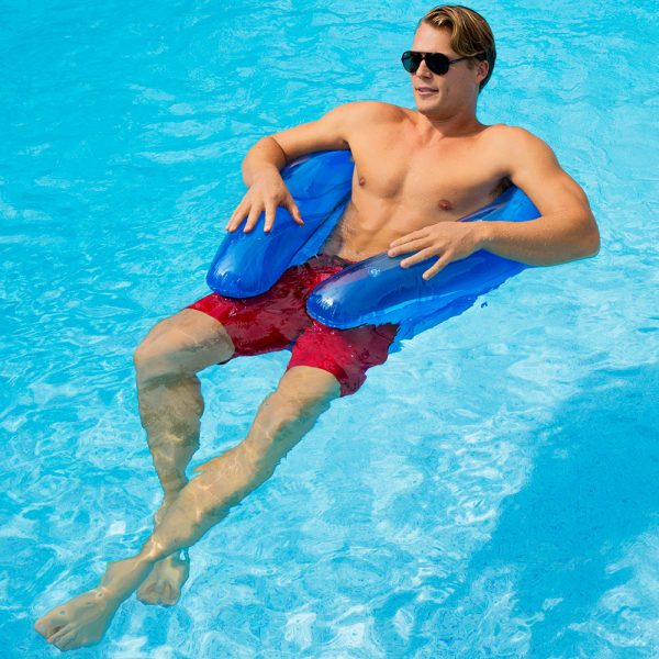 950435 Swimming Pool Inflatable Horseshoe Chair Blue