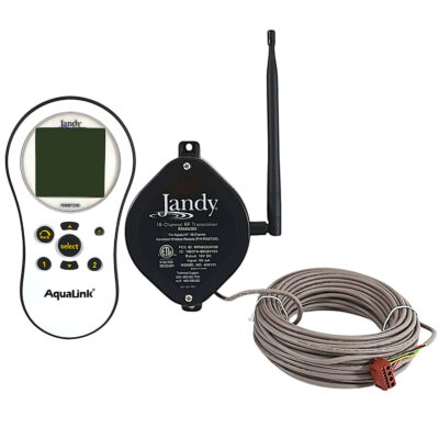 AQWHR18 Jandy® AquaLink 18 Channel RF PDA Wireless Handheld Remote & Antenna J-Box Kit