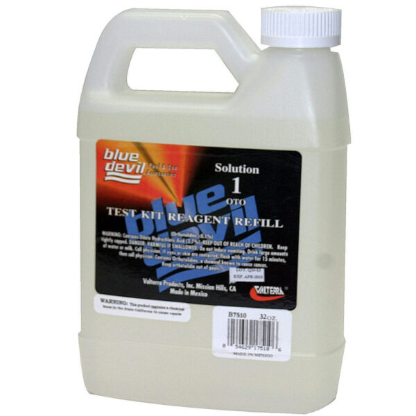 B7510 Blue Devil 32 oz. Test Kit Reagent Solution OTO Chlorine