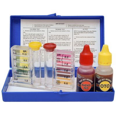 Blue Devil Pool & Spa 3-Way OTO Chlorine/Bromine & pH Test Kit B7228