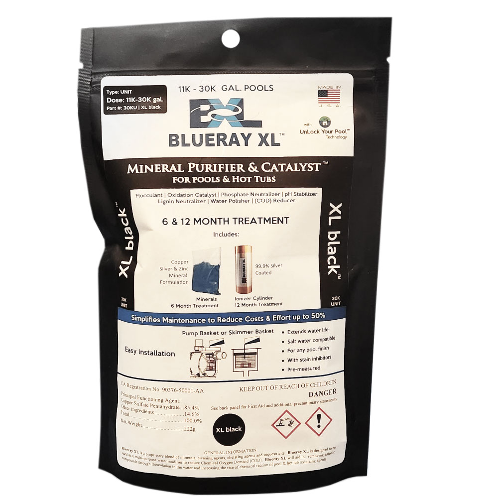 Blueray XL™ - XL Black Mineral Purifier & Catalyst™ for Pools 30KU