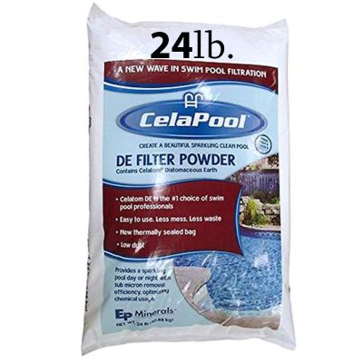 CelaPool Low Dust Swimming Pool DE Filter Media 24lb.