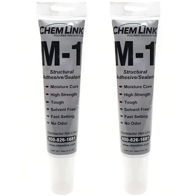 ChemLink  Adhesive  Sealer Multipurpose M-1 5oz. F1277WH - 2 Pack