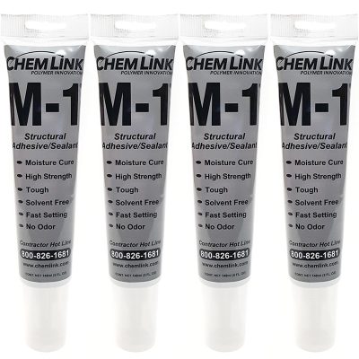 ChemLink  Adhesive  Sealer Multipurpose M-1 5oz. F1277WH - 4 Pack