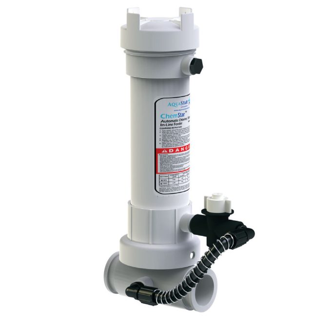 Chlorine Bromine Feeder Inline Automatic Chlorinator Tab Feeder CH100