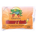 CVDB001 ClearView Shimmer-N' Shock Stabilized Granular Chlorine Di-Chlor 1 Lb.