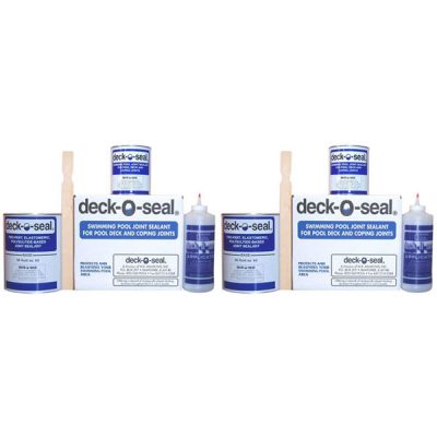 Deck-O-Seal Pool Deck Sealant Gray 96 oz. 4701032 - 2 Pack
