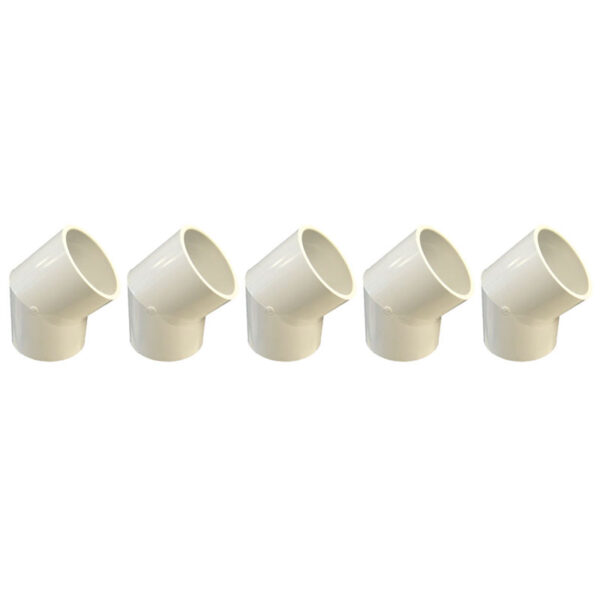 417-025 Slip 45 Degree Elbow 2-1/2 in. 5-Pack Multi-Pack