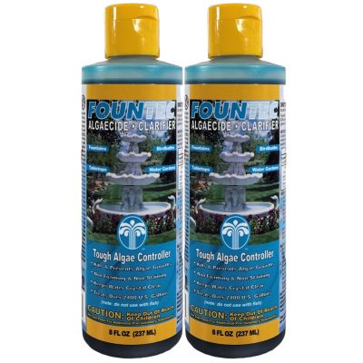 50008 Fountec® Fountain Green Algae Remover Algaecide & Clarifier 8oz. (2 Count)