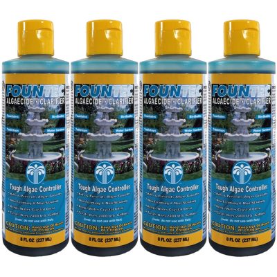 50008 Fountec® Fountain Green Algae Remover Algaecide & Clarifier 8oz. 4-Pack Multi-Pack