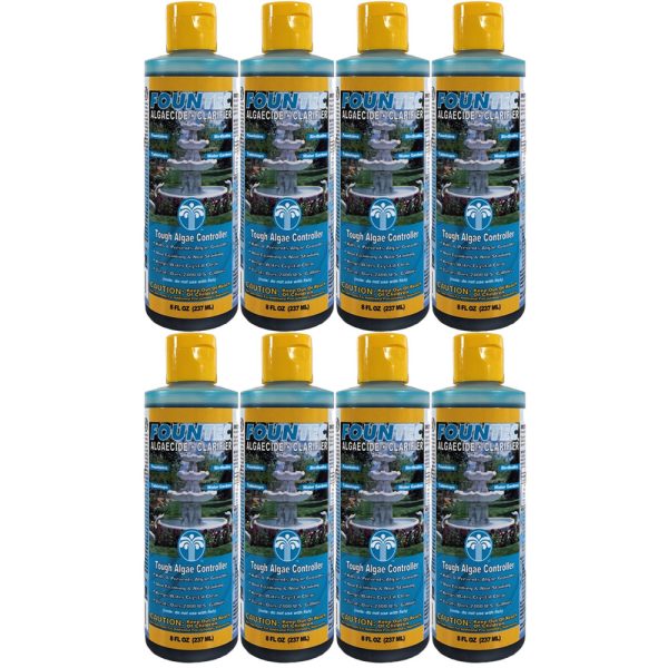 50008 Fountec® Fountain Green Algae Remover Algaecide & Clarifier 8oz. (8 Count)