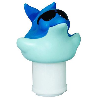 Game Derby Dolphin 3 in. Pool Chlorine Tablet Feeder Floater  1002