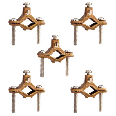 G-1-SDB-SB Grounding Wire Bronze Ground Clamp 5-Pack Multi-Pack
