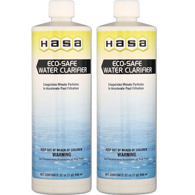 Hasa Eco-Safe Swimming Pool Water Clarifier 32oz. 80121 - 2 Pack