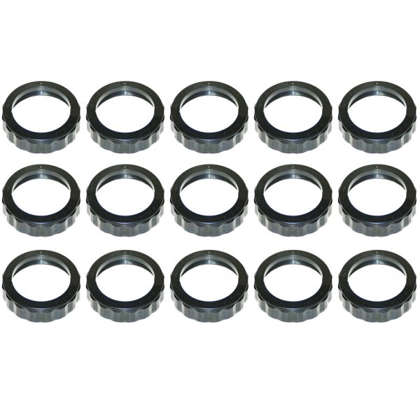 SPX0722D Hayward Filter SP0410X502S SP0410X602S Backwash Slide Valve Black Bonnet Nut (15 Count)