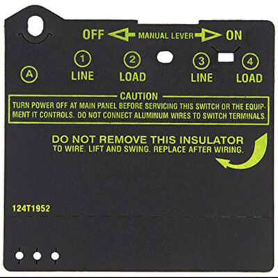 124T1952 Intermatic T100 Series Timer Insulator