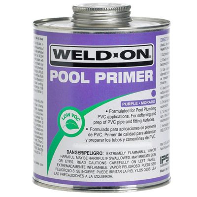 IPS PVC Pool Primer Purple Weld-On 1 Pint 13572