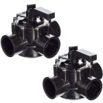 4717 Jandy Type 3 Way Port Positive Seal Diverter Valve 2in. - 2.5in. (2 Count)