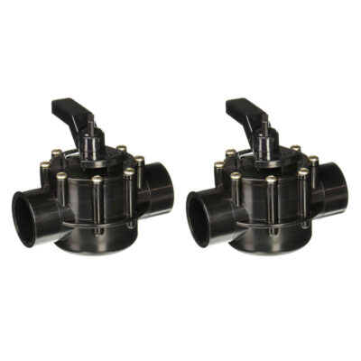 2-Way Diverter Valve – 1.5in. to 2in. Ports – Aftermarket Replacement for Model 4724 - 2-Pack Multi-Pack