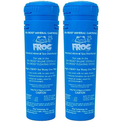 01-14-3812 King Technology Spa Frog Floating System Mineral Cartridge 2-Pack Multi-Pack