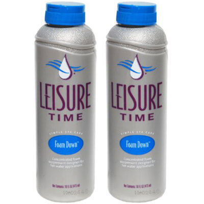 HQ Leisure Time Spa Foam Down 16oz. H 2-Pack Multi-Pack